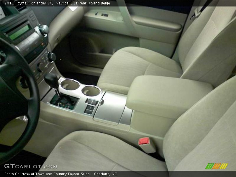 Nautical Blue Pearl / Sand Beige 2011 Toyota Highlander V6