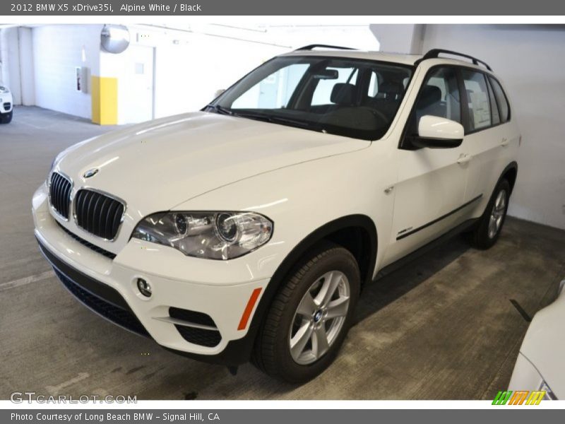 Alpine White / Black 2012 BMW X5 xDrive35i