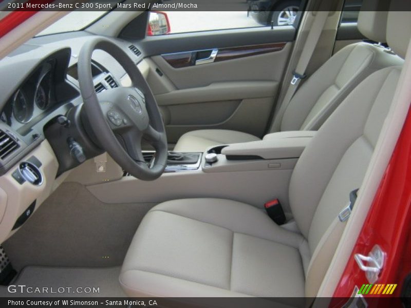 Mars Red / Almond/Mocha 2011 Mercedes-Benz C 300 Sport