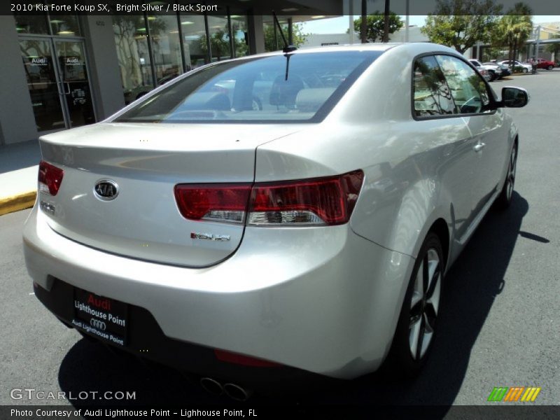 Bright Silver / Black Sport 2010 Kia Forte Koup SX