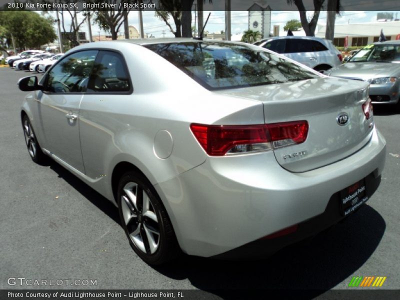 Bright Silver / Black Sport 2010 Kia Forte Koup SX