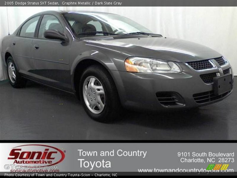Graphite Metallic / Dark Slate Gray 2005 Dodge Stratus SXT Sedan