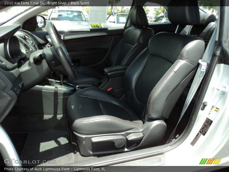 Bright Silver / Black Sport 2010 Kia Forte Koup SX