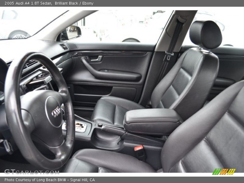 Brilliant Black / Ebony 2005 Audi A4 1.8T Sedan