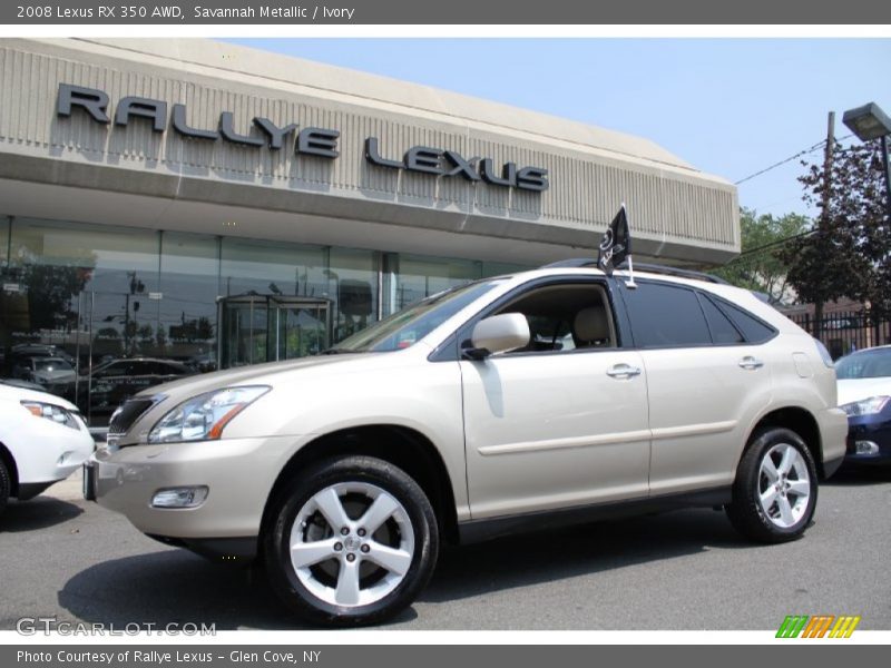 Savannah Metallic / Ivory 2008 Lexus RX 350 AWD