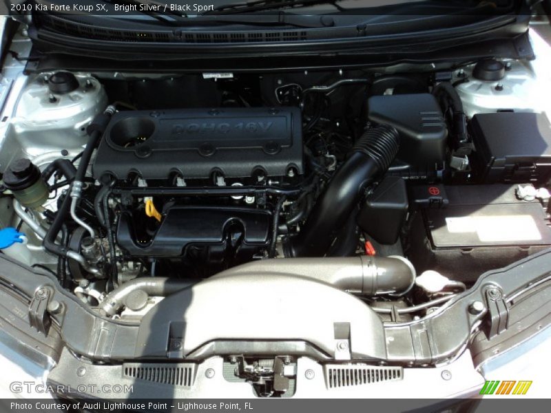 Bright Silver / Black Sport 2010 Kia Forte Koup SX