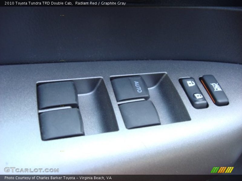 Radiant Red / Graphite Gray 2010 Toyota Tundra TRD Double Cab