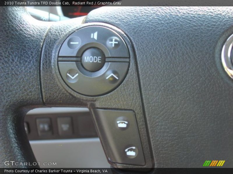 Radiant Red / Graphite Gray 2010 Toyota Tundra TRD Double Cab