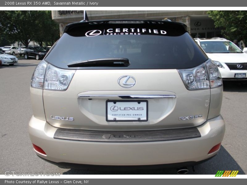 Savannah Metallic / Ivory 2008 Lexus RX 350 AWD