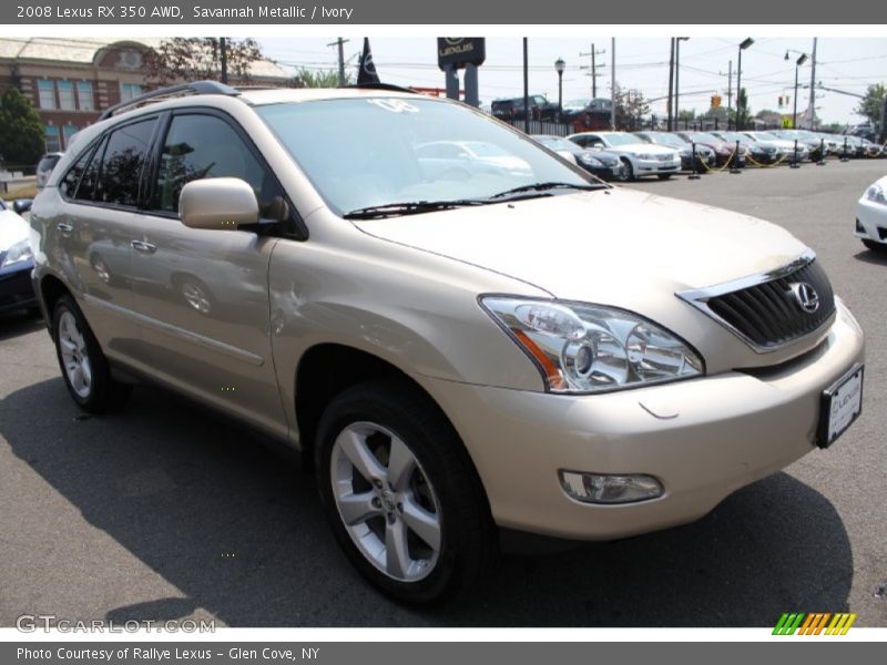 Savannah Metallic / Ivory 2008 Lexus RX 350 AWD
