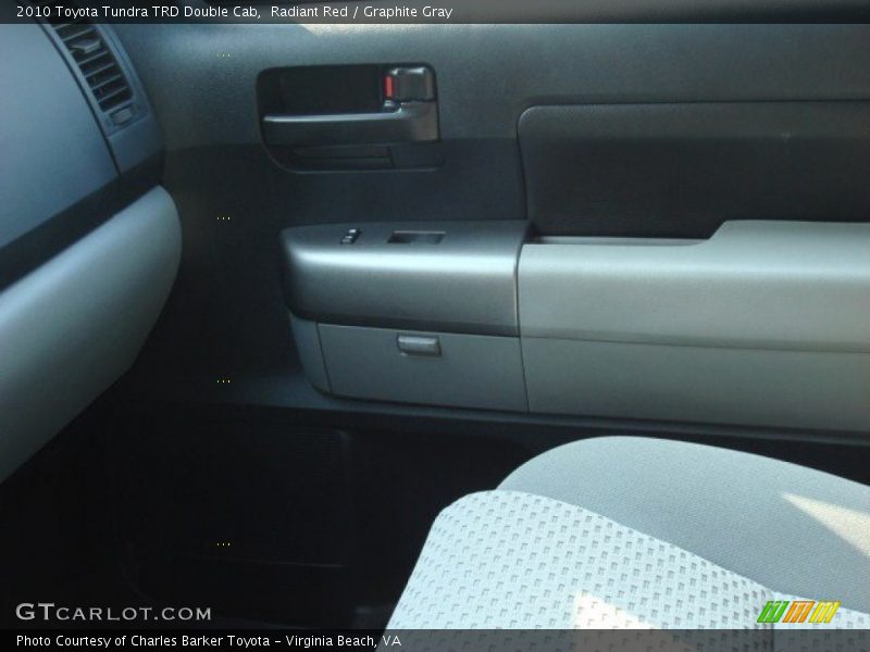 Radiant Red / Graphite Gray 2010 Toyota Tundra TRD Double Cab