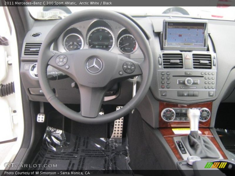 Arctic White / Black 2011 Mercedes-Benz C 300 Sport 4Matic