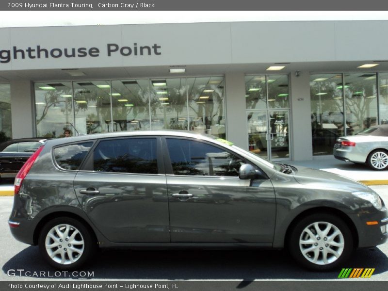 Carbon Gray / Black 2009 Hyundai Elantra Touring
