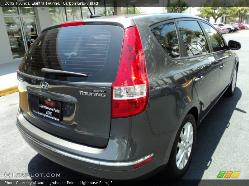Carbon Gray / Black 2009 Hyundai Elantra Touring