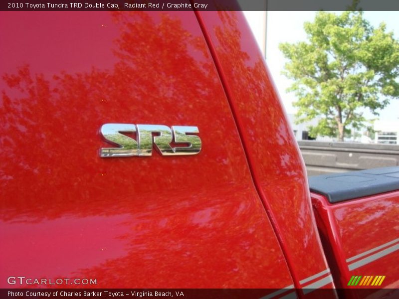 Radiant Red / Graphite Gray 2010 Toyota Tundra TRD Double Cab