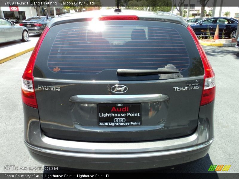 Carbon Gray / Black 2009 Hyundai Elantra Touring