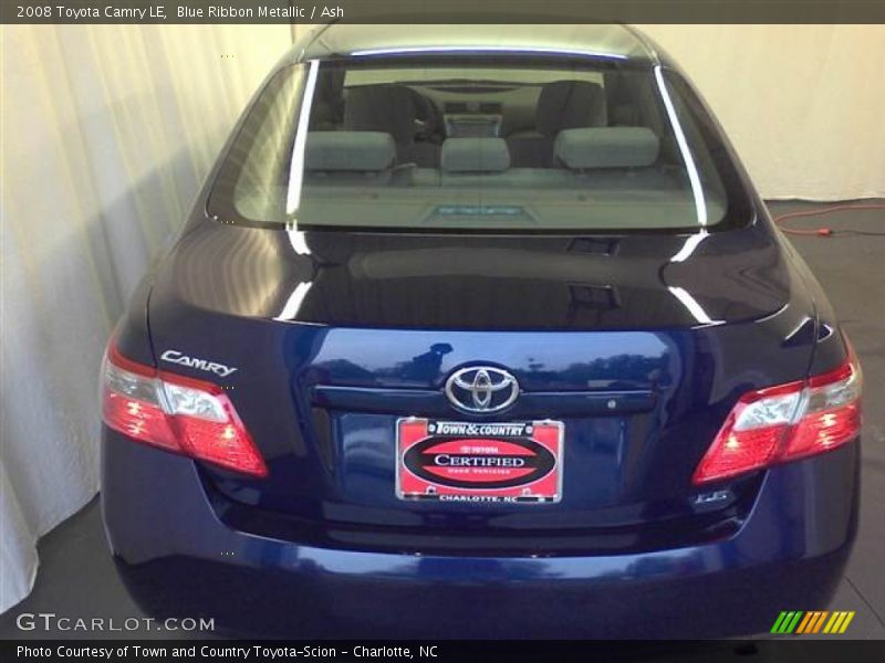 Blue Ribbon Metallic / Ash 2008 Toyota Camry LE
