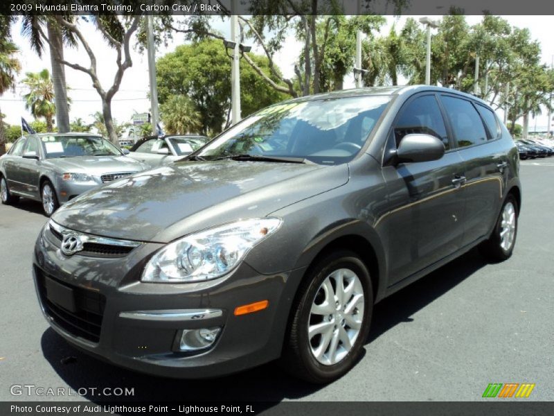 Carbon Gray / Black 2009 Hyundai Elantra Touring
