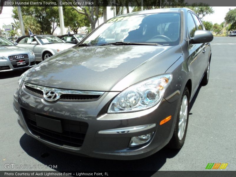 Carbon Gray / Black 2009 Hyundai Elantra Touring