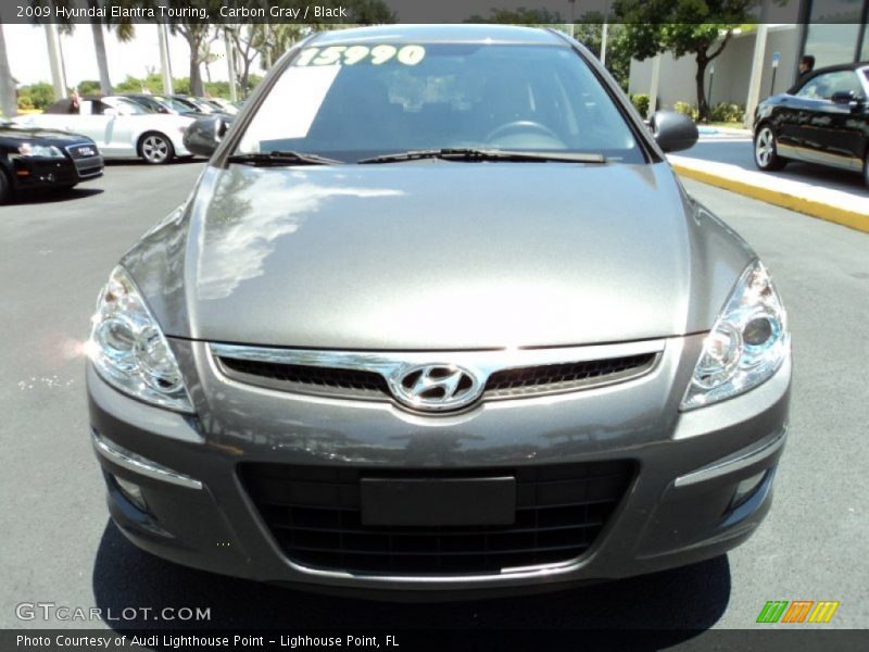 Carbon Gray / Black 2009 Hyundai Elantra Touring
