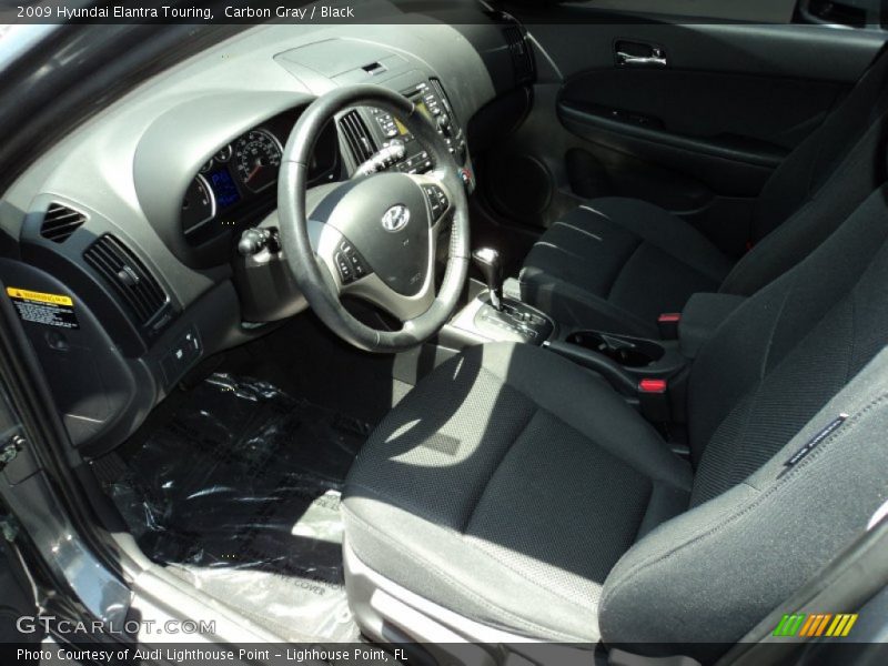 Carbon Gray / Black 2009 Hyundai Elantra Touring