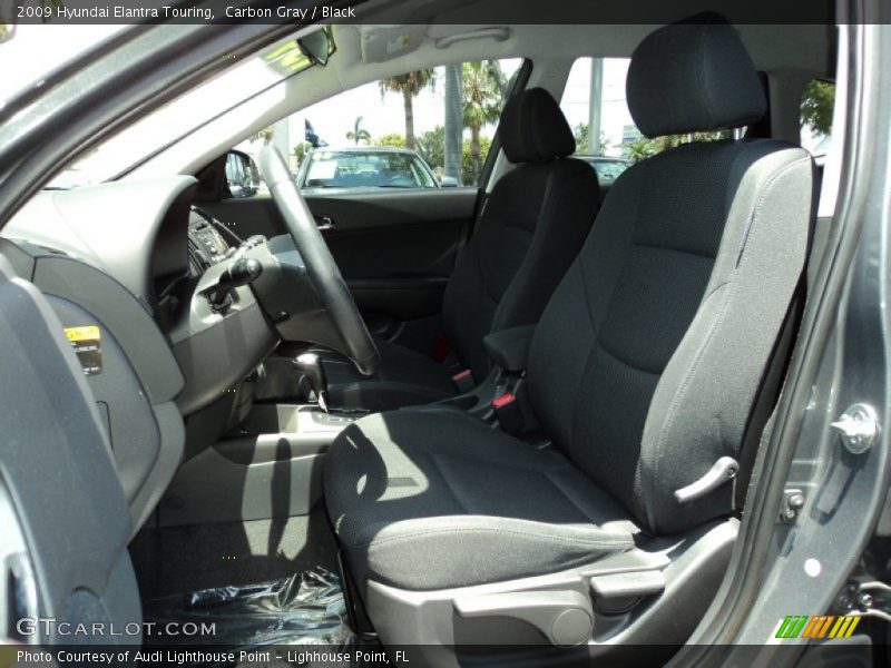 Carbon Gray / Black 2009 Hyundai Elantra Touring