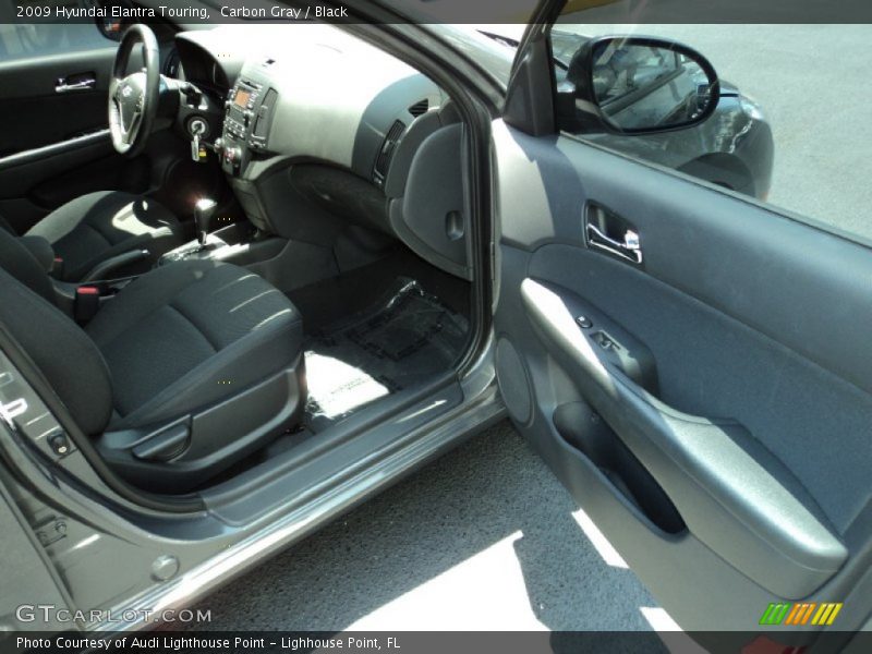 Carbon Gray / Black 2009 Hyundai Elantra Touring