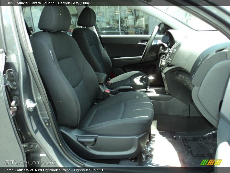 Carbon Gray / Black 2009 Hyundai Elantra Touring
