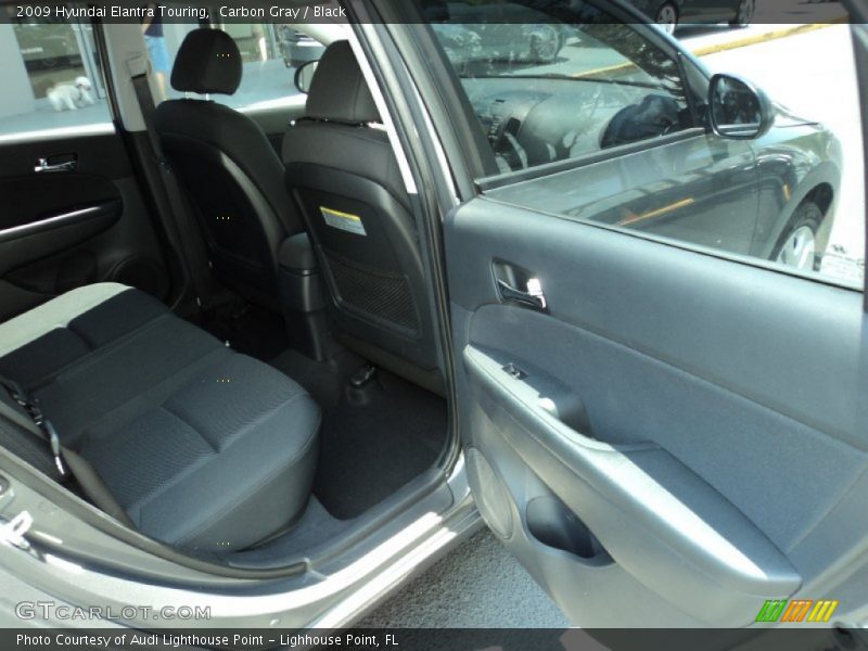 Carbon Gray / Black 2009 Hyundai Elantra Touring
