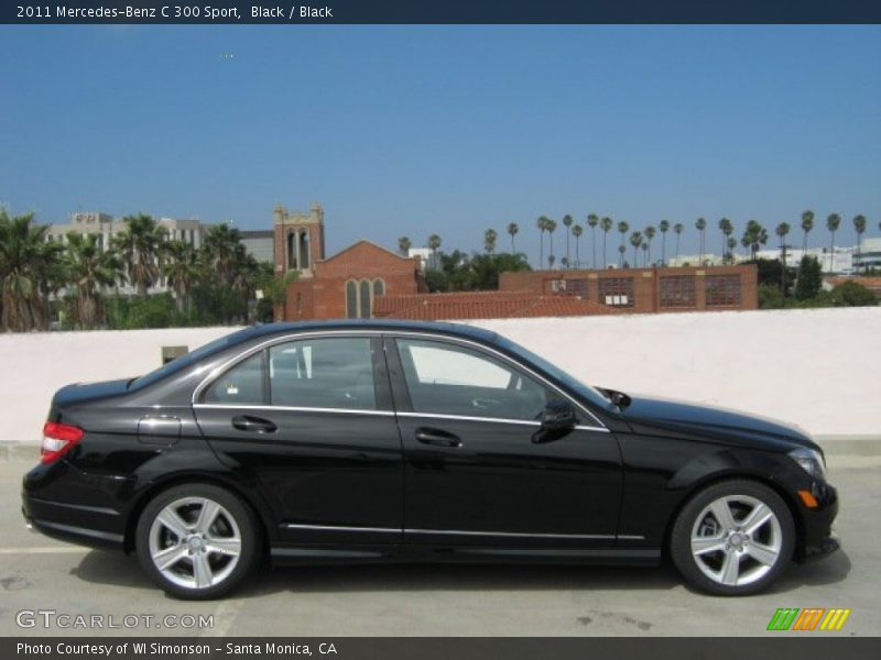 Black / Black 2011 Mercedes-Benz C 300 Sport