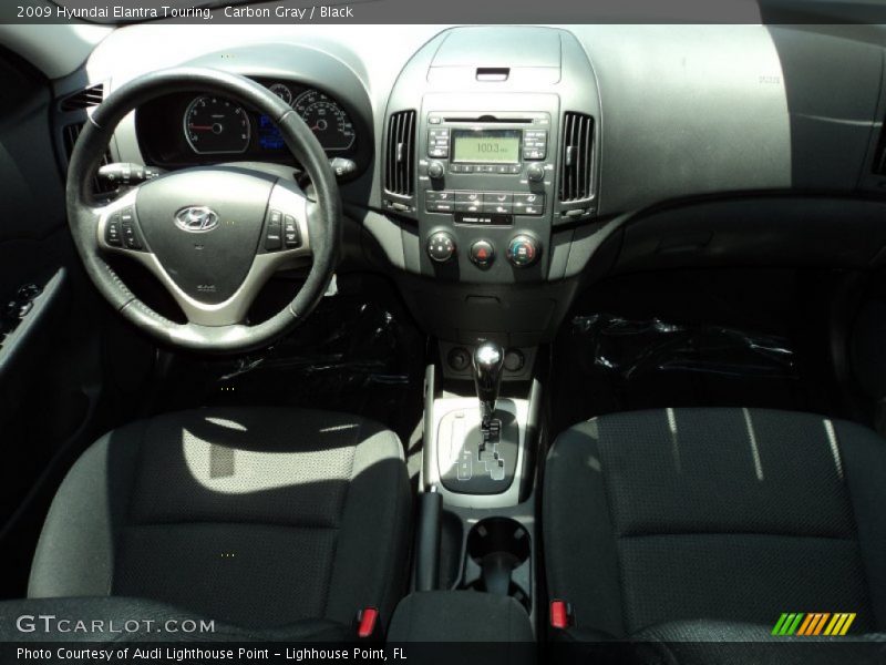 Carbon Gray / Black 2009 Hyundai Elantra Touring