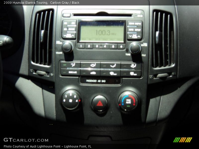 Carbon Gray / Black 2009 Hyundai Elantra Touring