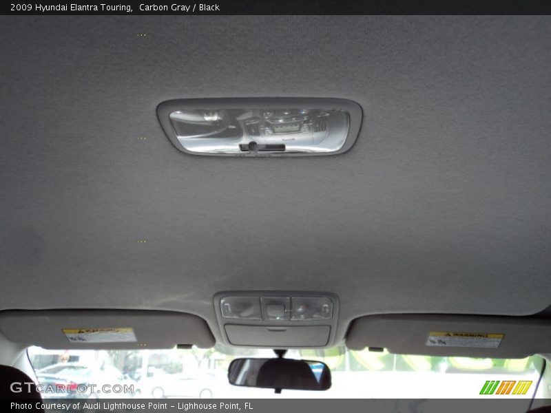 Carbon Gray / Black 2009 Hyundai Elantra Touring