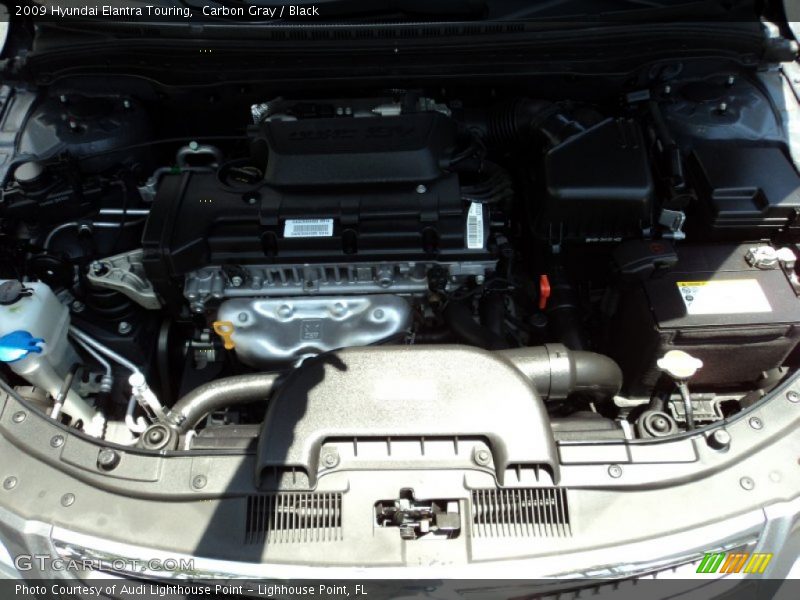 Carbon Gray / Black 2009 Hyundai Elantra Touring