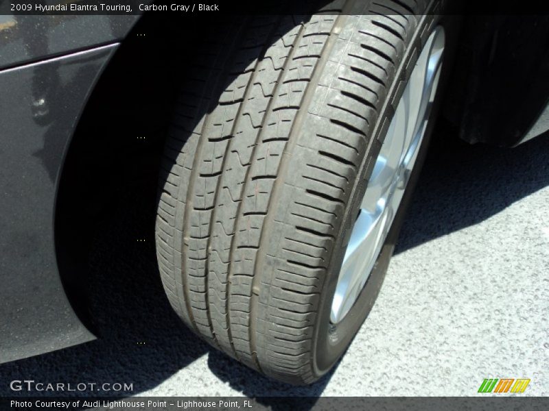 Carbon Gray / Black 2009 Hyundai Elantra Touring