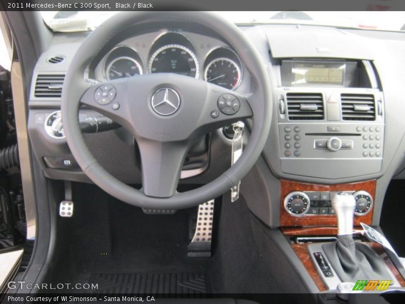 Black / Black 2011 Mercedes-Benz C 300 Sport