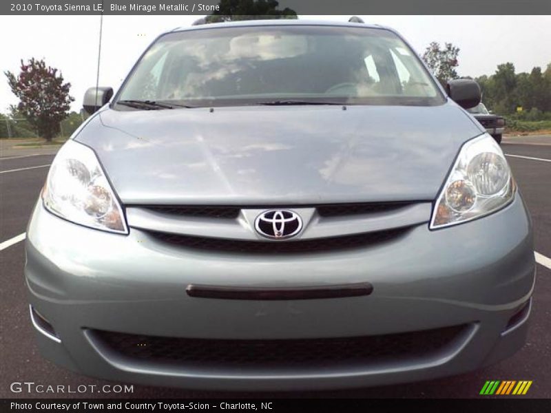 Blue Mirage Metallic / Stone 2010 Toyota Sienna LE