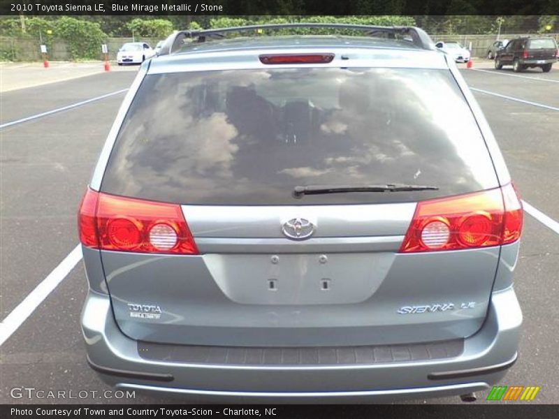 Blue Mirage Metallic / Stone 2010 Toyota Sienna LE
