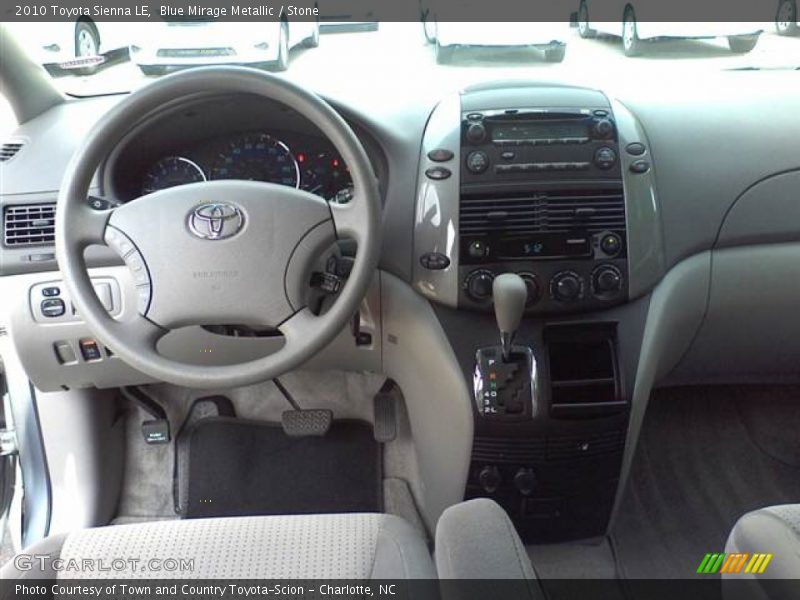 Blue Mirage Metallic / Stone 2010 Toyota Sienna LE