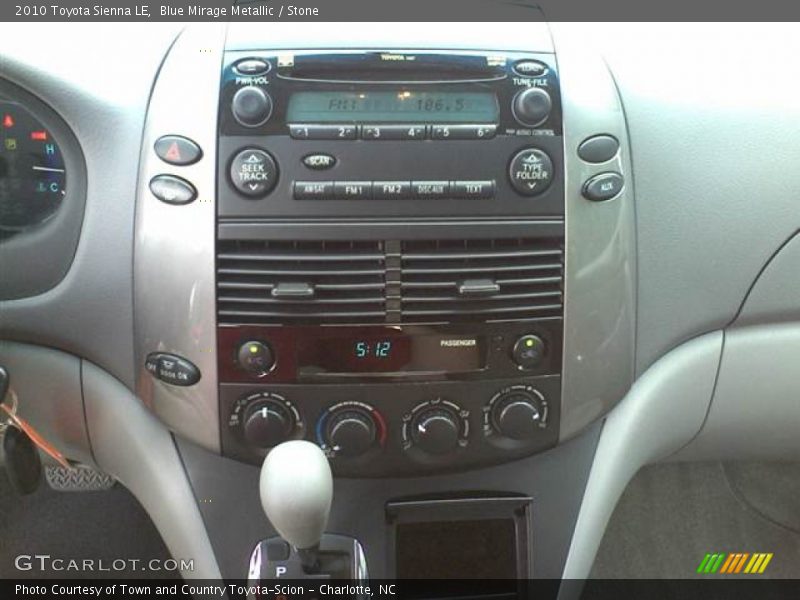 Blue Mirage Metallic / Stone 2010 Toyota Sienna LE