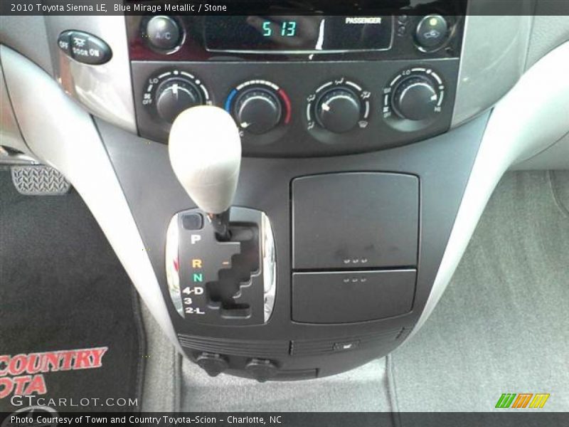 Blue Mirage Metallic / Stone 2010 Toyota Sienna LE