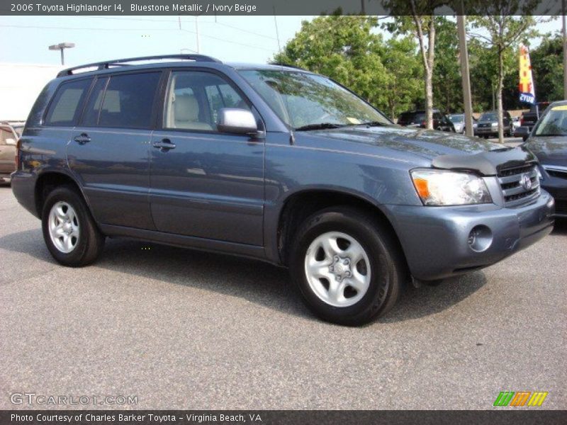 Bluestone Metallic / Ivory Beige 2006 Toyota Highlander I4