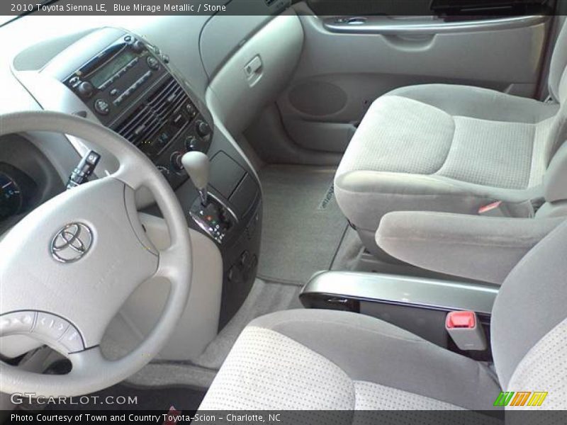 Blue Mirage Metallic / Stone 2010 Toyota Sienna LE