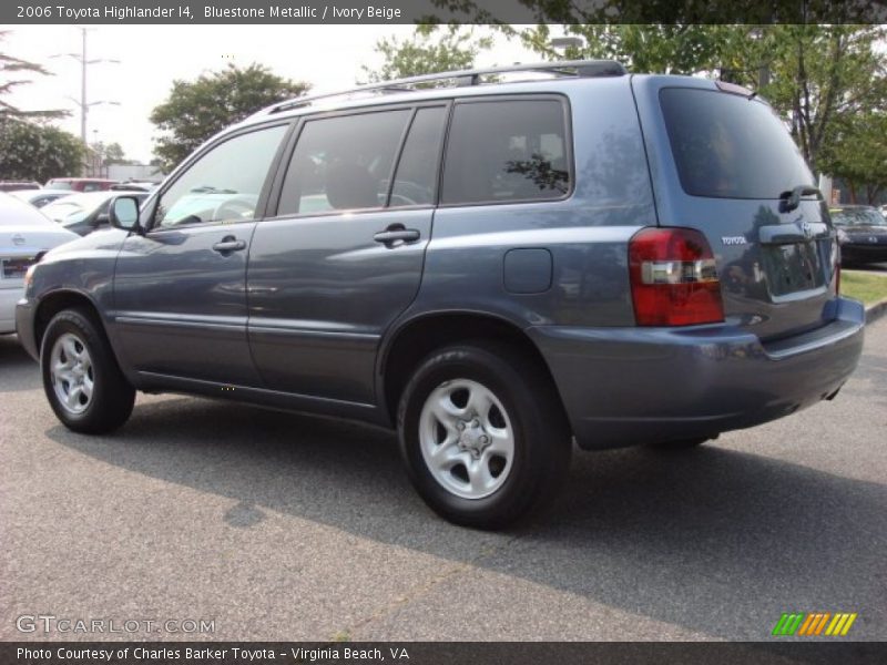 Bluestone Metallic / Ivory Beige 2006 Toyota Highlander I4
