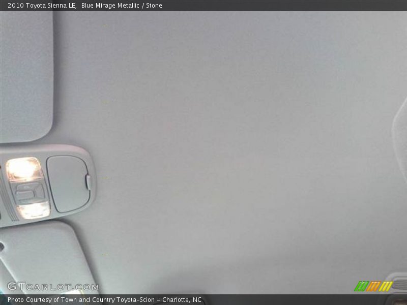 Blue Mirage Metallic / Stone 2010 Toyota Sienna LE