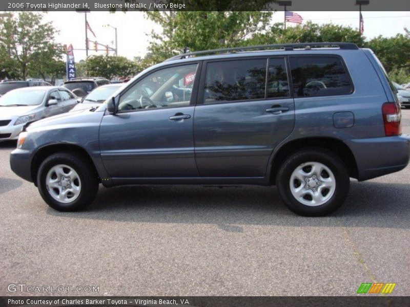 Bluestone Metallic / Ivory Beige 2006 Toyota Highlander I4