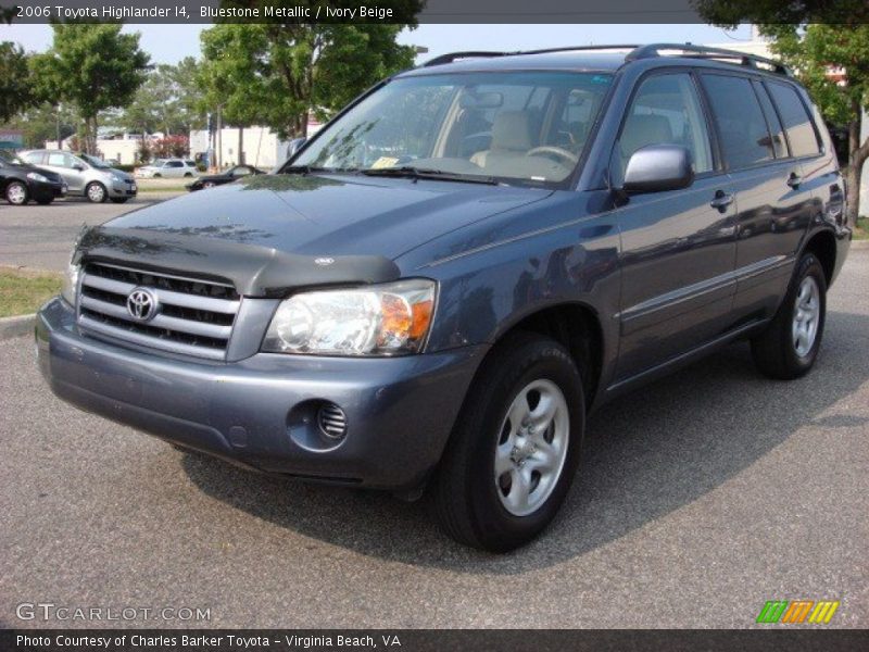 Bluestone Metallic / Ivory Beige 2006 Toyota Highlander I4