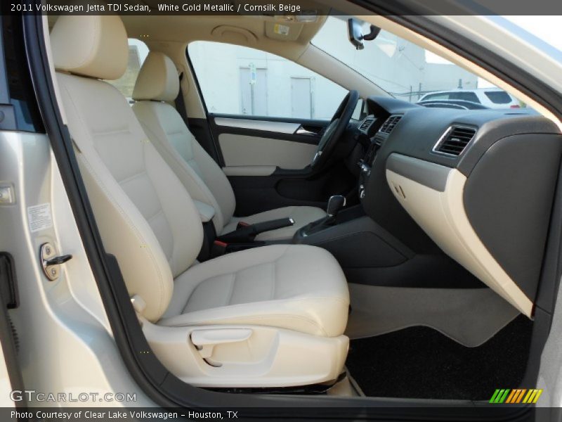 White Gold Metallic / Cornsilk Beige 2011 Volkswagen Jetta TDI Sedan