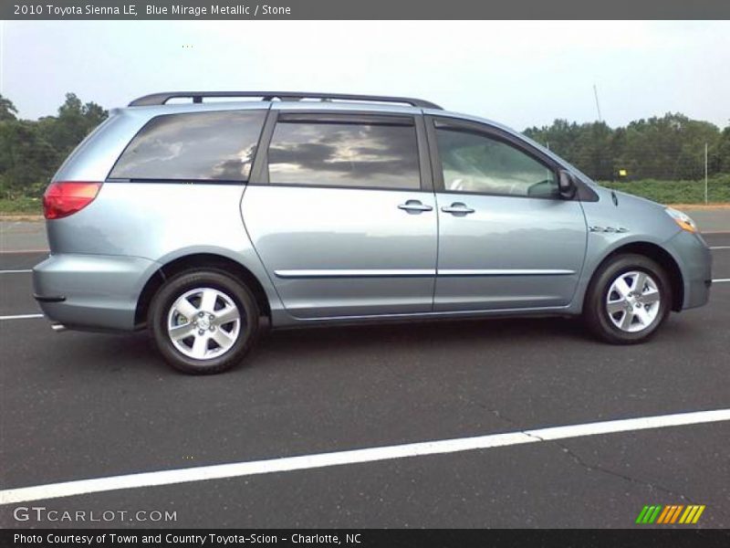 Blue Mirage Metallic / Stone 2010 Toyota Sienna LE