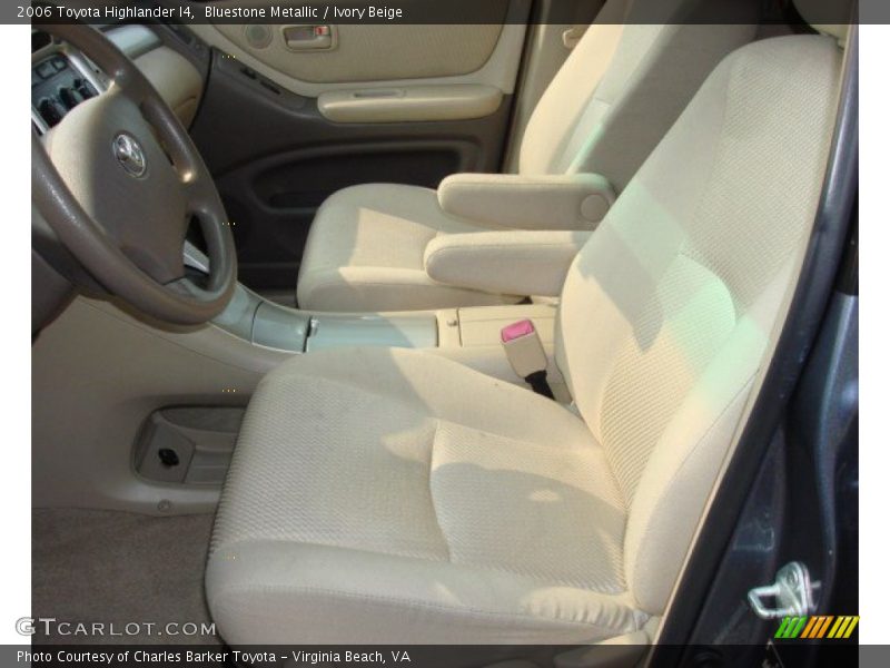 Bluestone Metallic / Ivory Beige 2006 Toyota Highlander I4